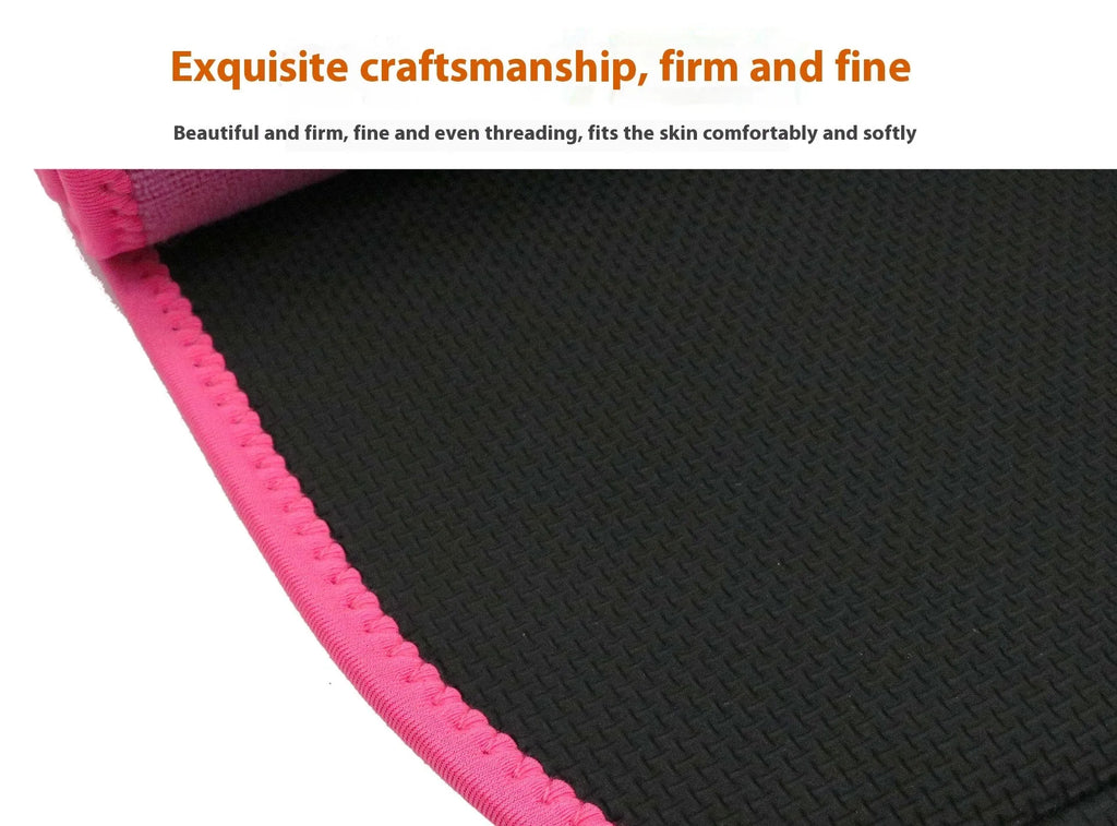 Neoprene hot lumbar support belt for adult fitness and running in black, blue and pink colours