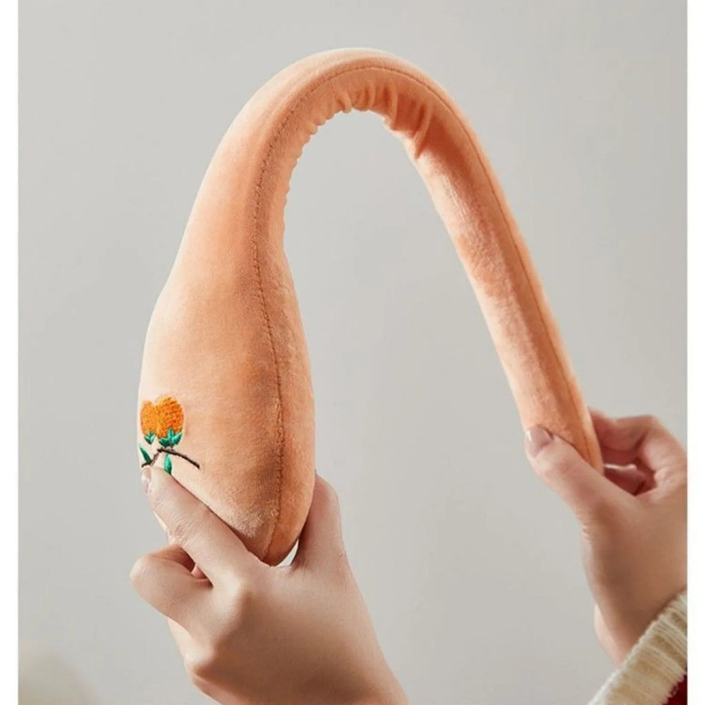 48 cm long wooden back massage percussion stick with visible zipper mechanism