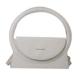 Horizontal square messenger bag in street style with sandwich pocket and phone compartment