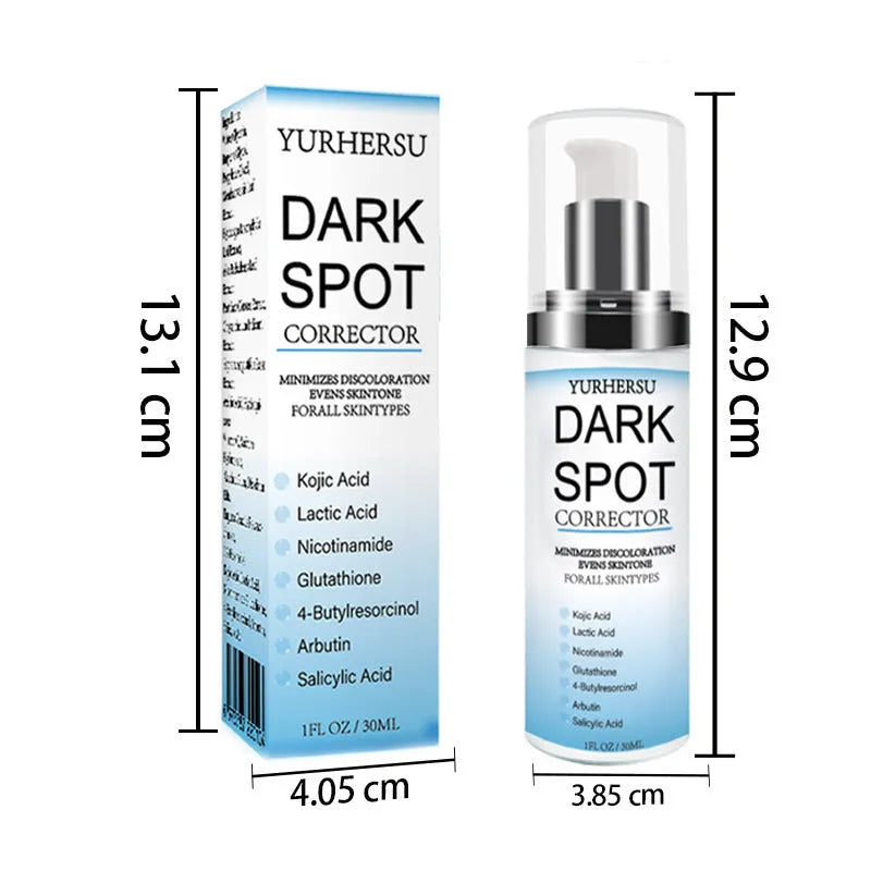 Bottle of skin brightening essence with moisturising and firming properties