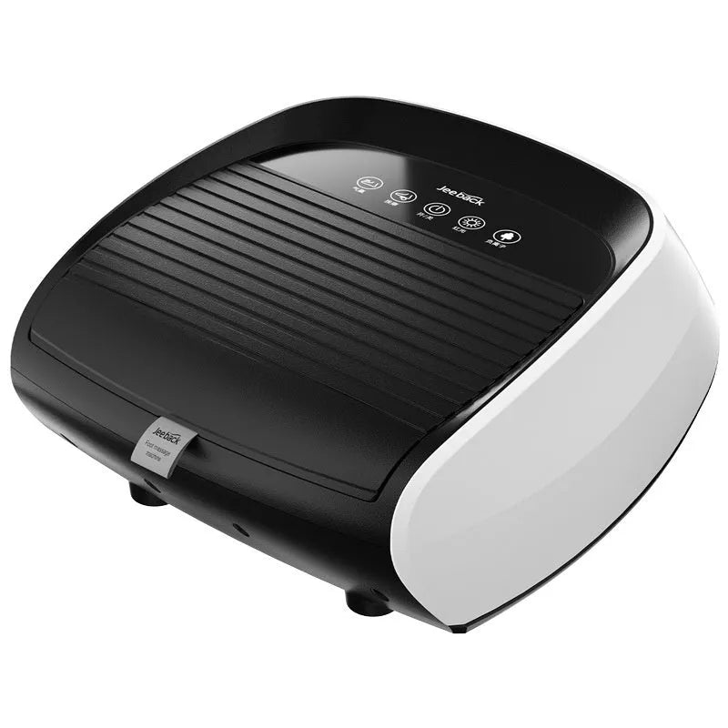 Flip automatic foot sole massager in red, black, or white with infrared physiotherapy function
