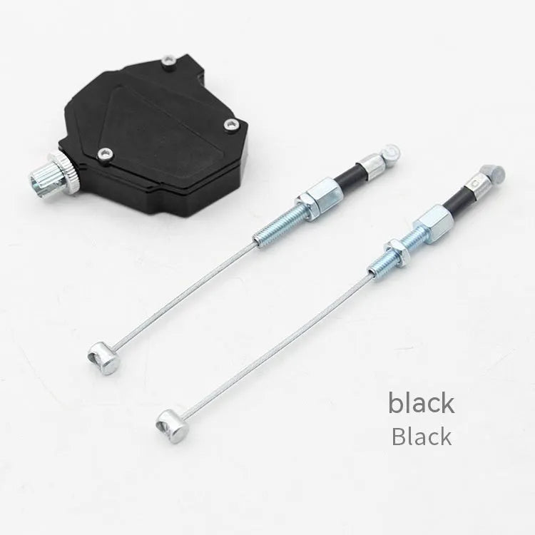 Motorcycle universal clutch labour-saving box in aluminium alloy showing multiple colour options.