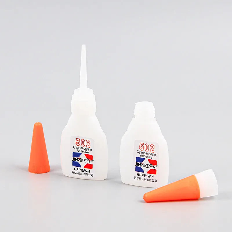Instant strong shoe repair adhesive glue in 3g and 8g tube formats for footwear fixes