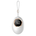 USB-powered hand warmer power bank with digital display in various colour options