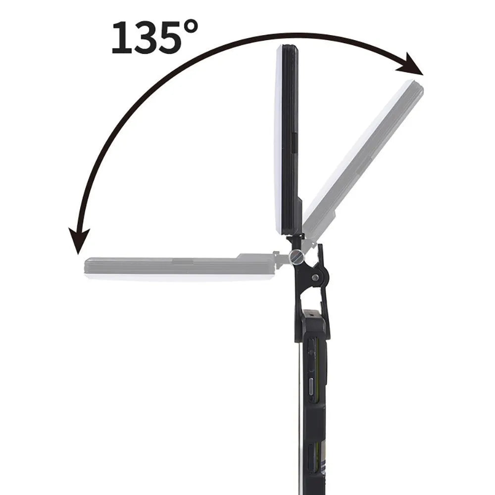 LED pocket fill light with clip attachment for mobile photography and broadcasting