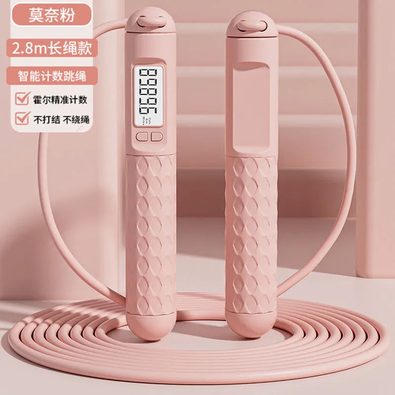 ABS plastic skipping rope with ball bearings in multiple colour options for fitness training