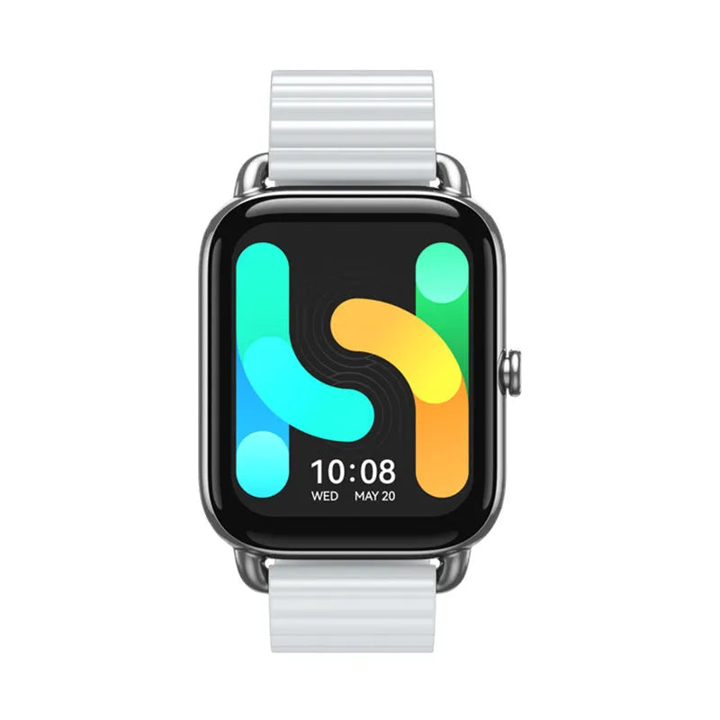S4PLUS LS11 smart sports watch with AMOLED display on wrist in black, silver, or champagne colour