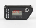 Black waterproof LCD maintenance reminder timer for ATV motorcycle boat lawn equipment
