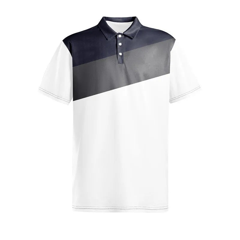 Men's loose fit short sleeve T-shirt with 3D digital printing in colour LM-PL047.