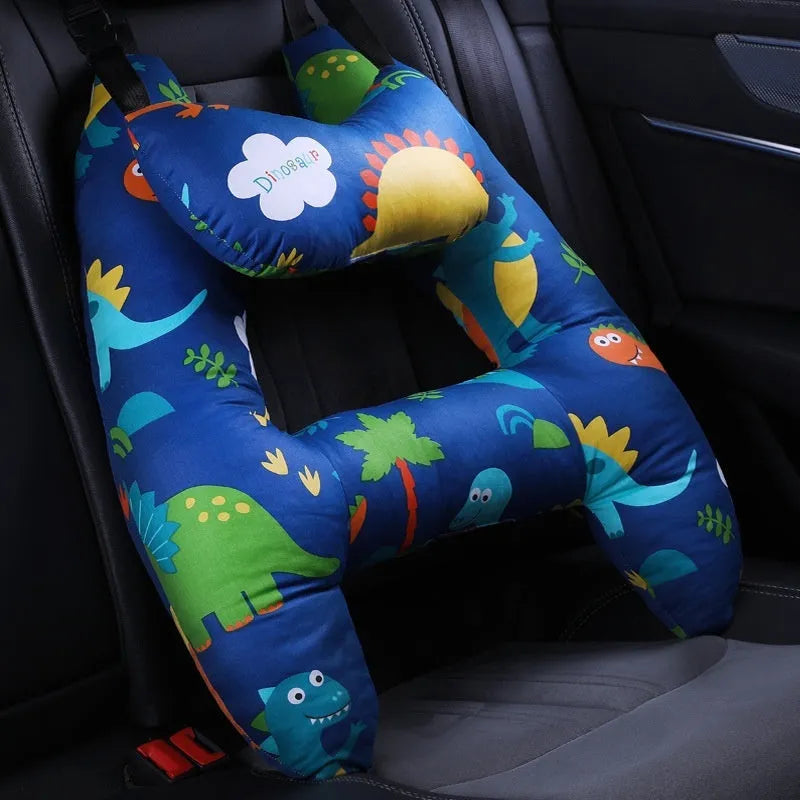 55x70cm automotive headrest car sleeping pillow with character patterns