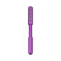 Purple germanium bead facial massage roller instrument showing 24 beads and 193mm length