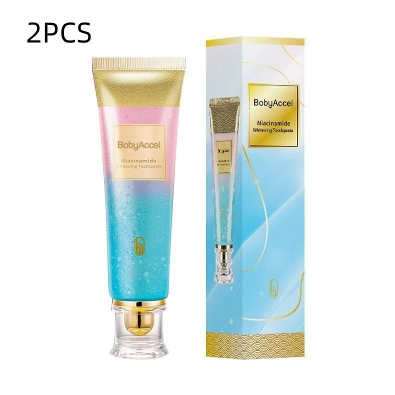 Nicotinamide whitening toothpaste tube with 100g content for adult oral care