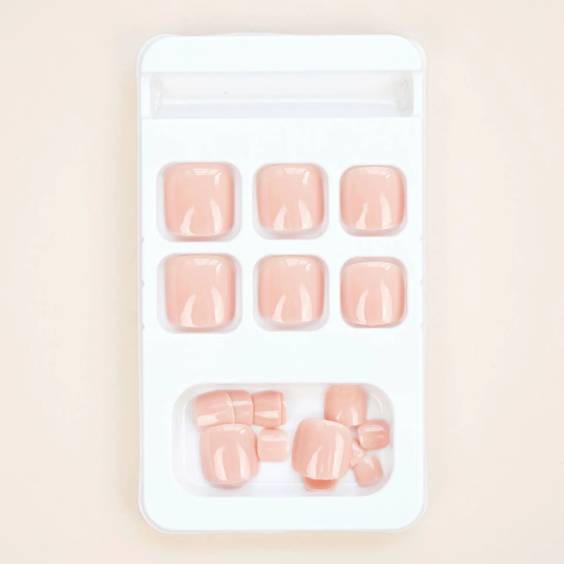 Fashion personality toe nail stickers in skin colour J-52 feet style with adhesive glue for decorative pedicure application