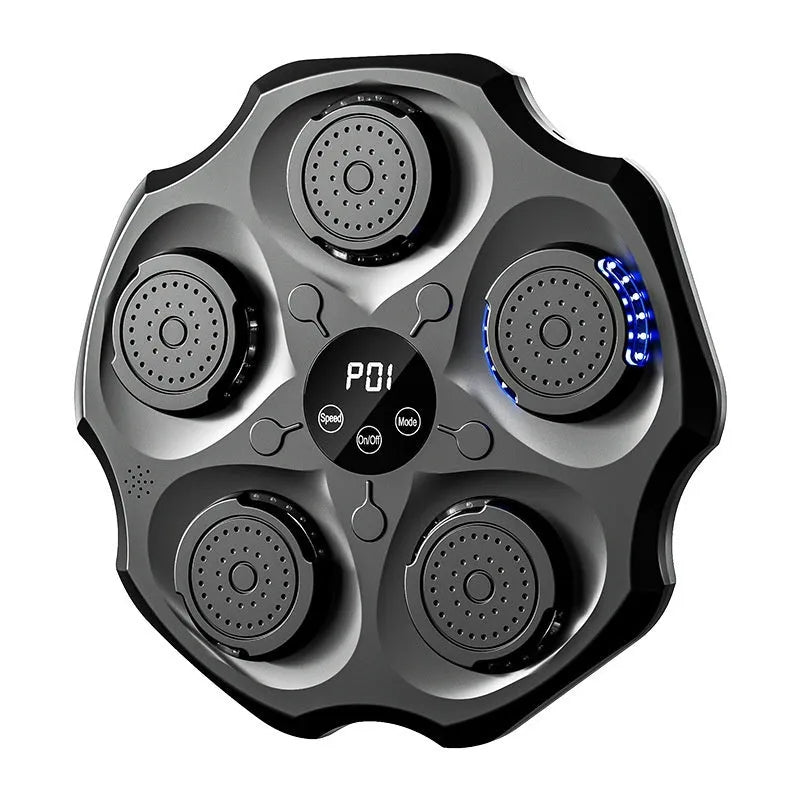 Bluetooth music boxing wall target with hanging design and included glove for home fitness training