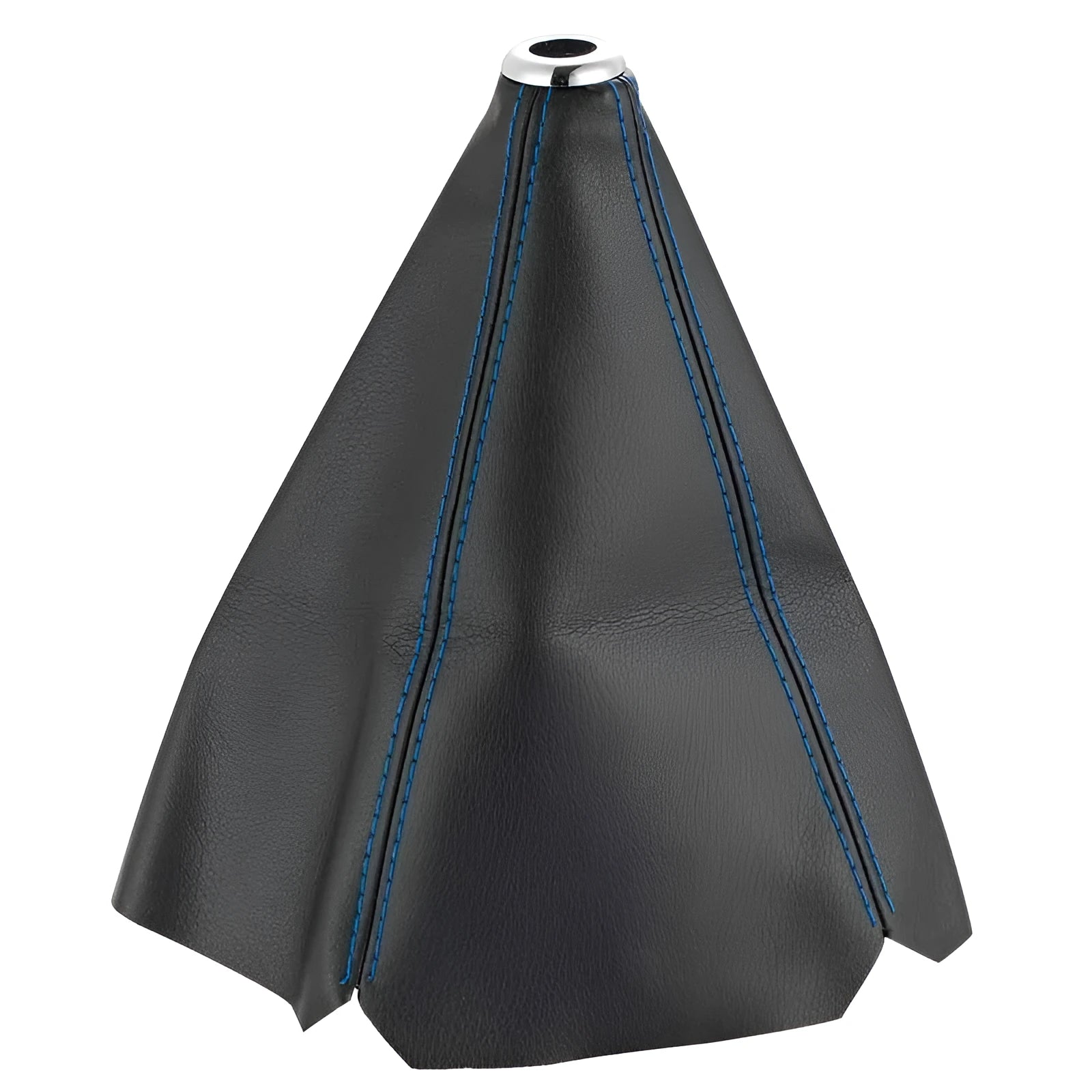 Black PU leather gearbox dirt-proof cover with elastic edge for General Motors vehicles.