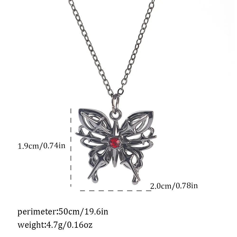Halloween necklace with a detailed bat pendant on a zinc alloy chain, showing electroplated finish.