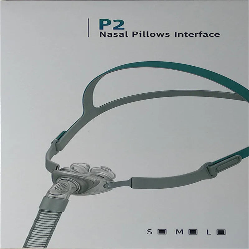 Ventilator nasal pillow mask with silicone cushion and thickened adjustable headband