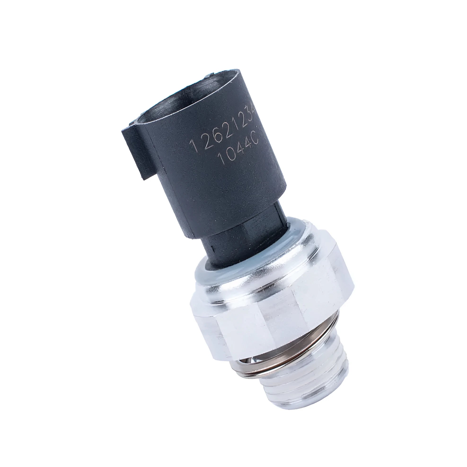 Simple silver automobile fuel pressure sensor for engine management systems
