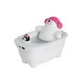 White USB air humidifier and scent diffuser with 550ml tank on a desk