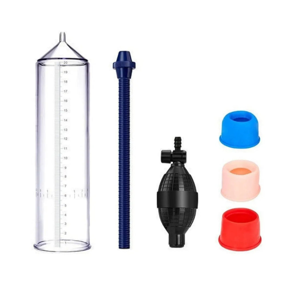 Male exercise machine silicone cover accessory for penis simulator with plastic valve exerciser