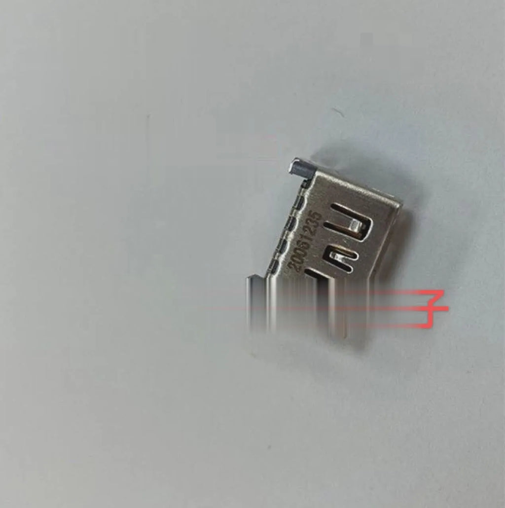 Silver HDMI female host socket connector for electronics repair