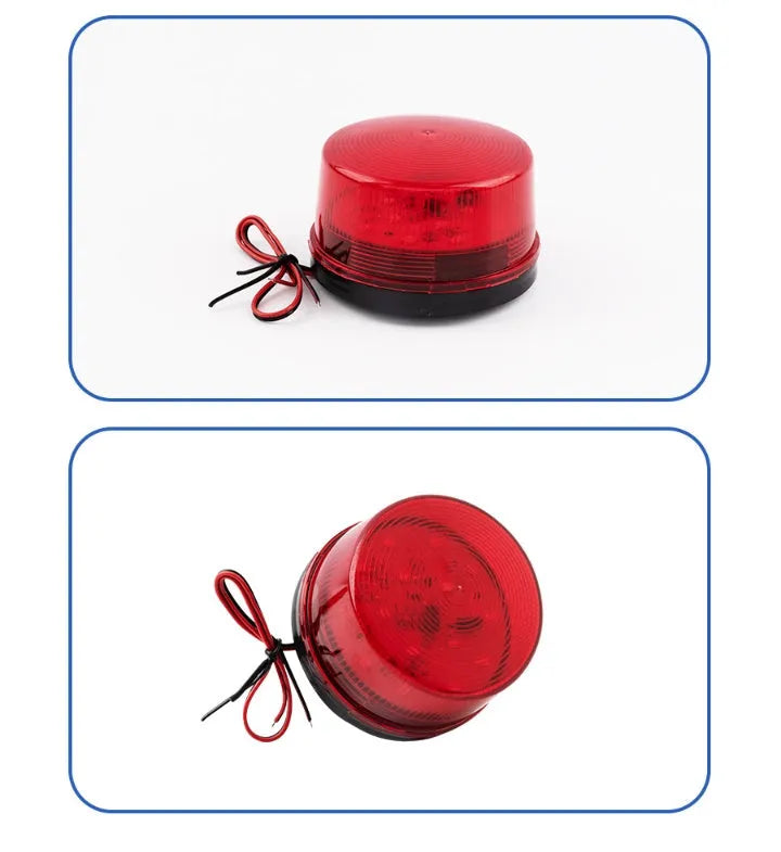 HC-79 24v warning alarm light unit in red with mounting base