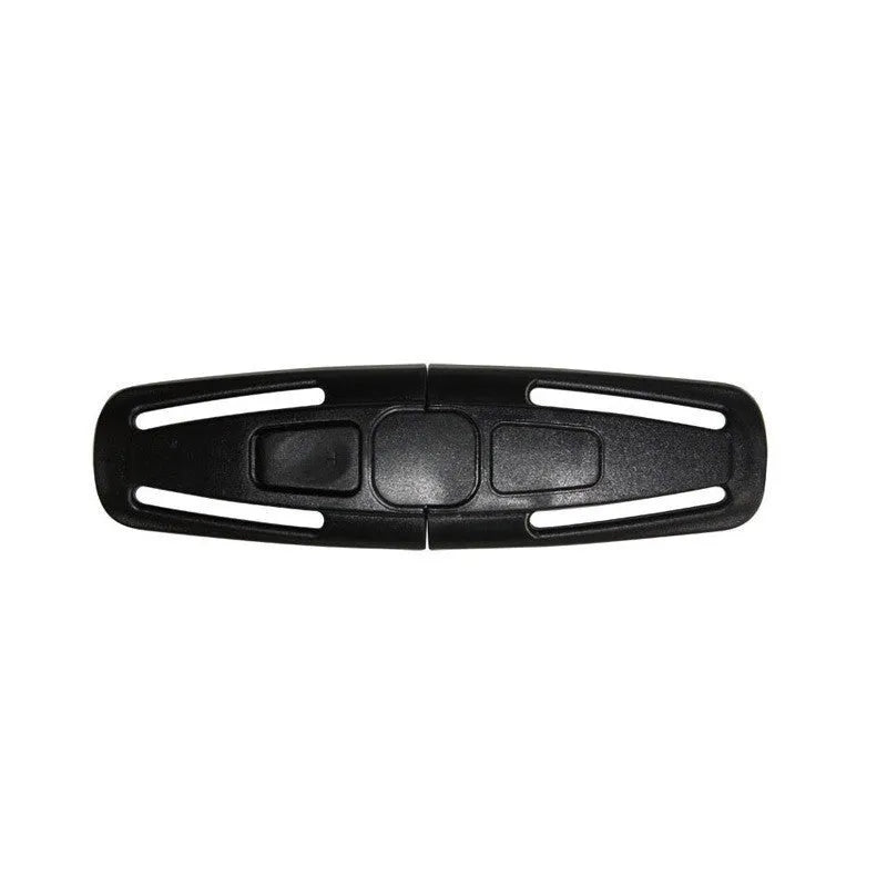 Black nylon PA66 child safety seat buckle lock button for 5-point harness systems