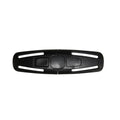 Black nylon PA66 child safety seat buckle lock button for 5-point harness systems