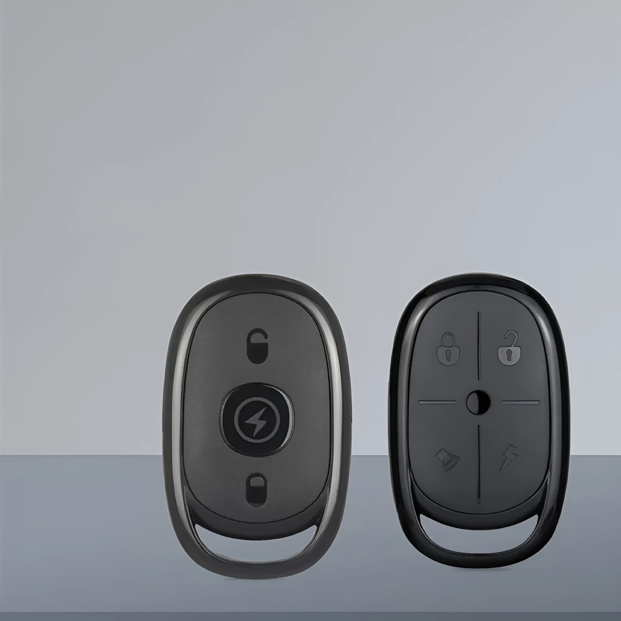 Compact ABS plastic wireless remote control for electric car keyless entry systems