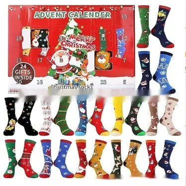 Cute miniature Christmas sock decoration from a resin and plastic blind box, festive holiday ornament.