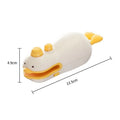 Small yellow duck design rechargeable plastic bag sealing machine with charging cable
