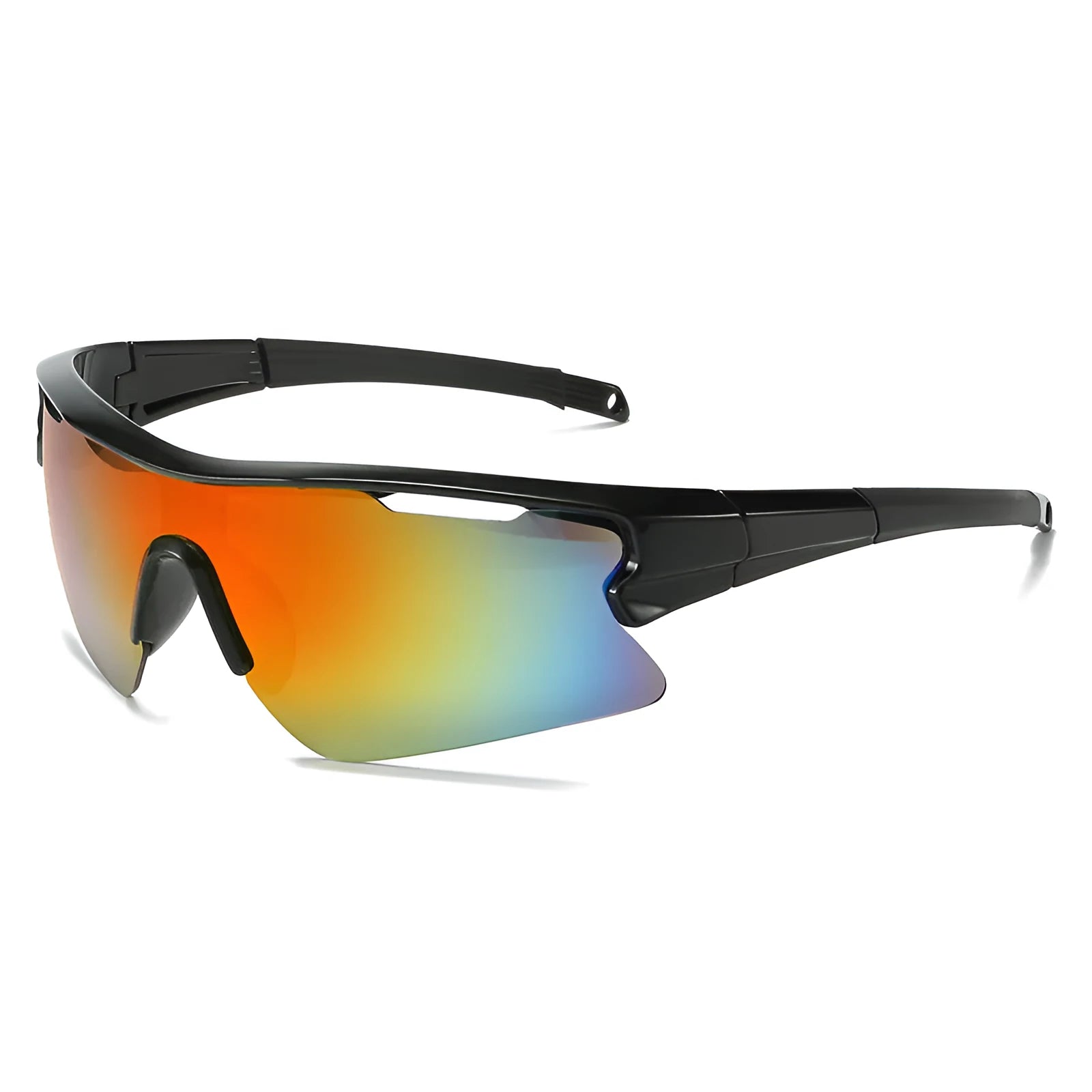 Windproof sports sunglasses for cycling and outdoor activities in multiple colour options.