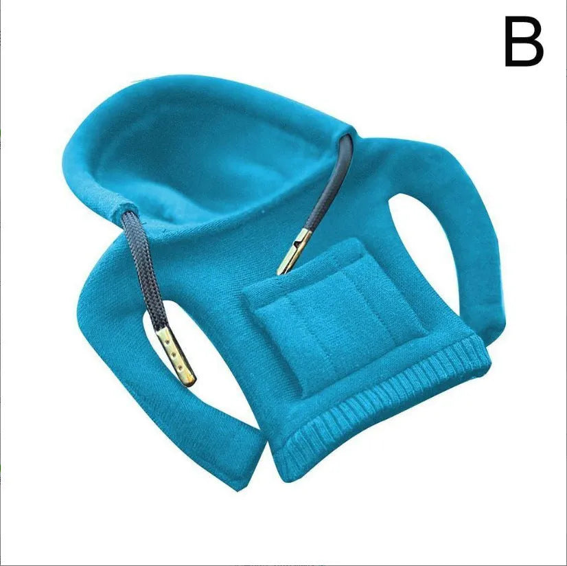 Elastic cloth gear shift knob cover for manual or automatic vehicles in multiple colour options