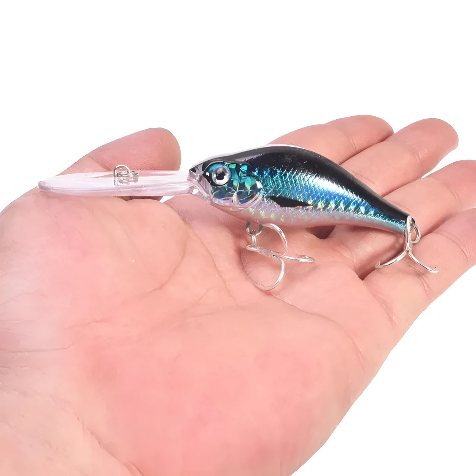 Floating Rock Little Fat Man deep diving fishing lure with long tongue board design in multiple colours