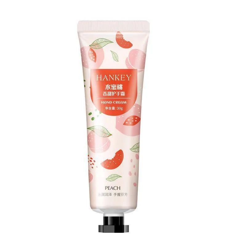 30g fruit scented hand cream tube for moisturising dry skin