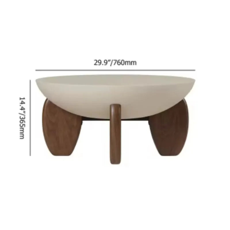 White solid wood coffee table with storage compartments and height adjustable mechanism