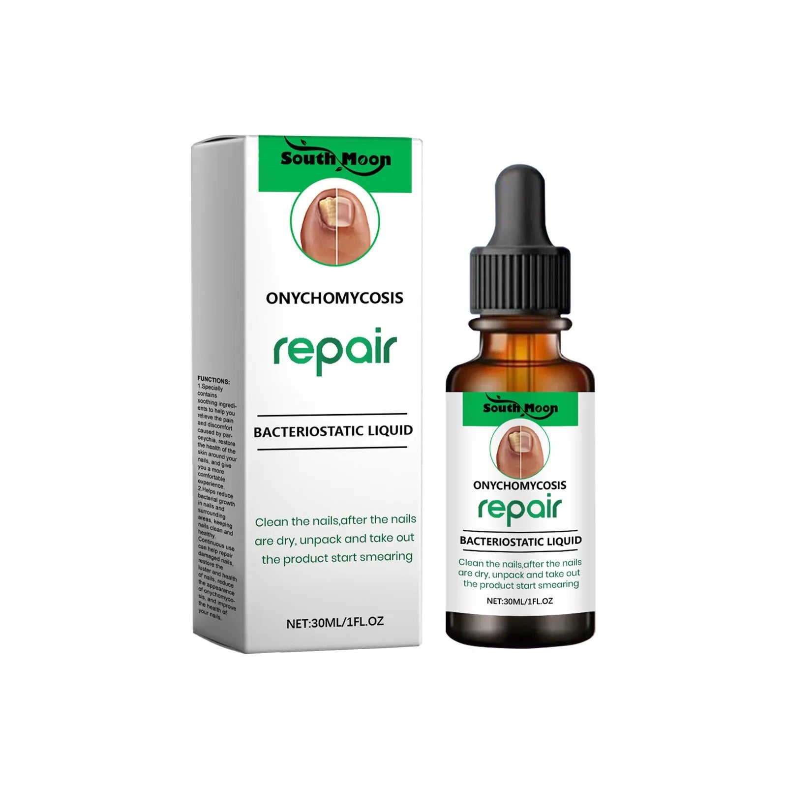 30ml nail nursing solution bottle for gentle daily cleaning treatment