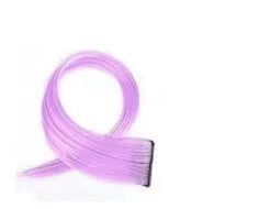 60cm curly gradient hair extension patch in mixed silk material showing colour options