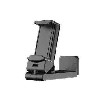Foldable rotating phone holder in black, green or grey showing multiple viewing angles