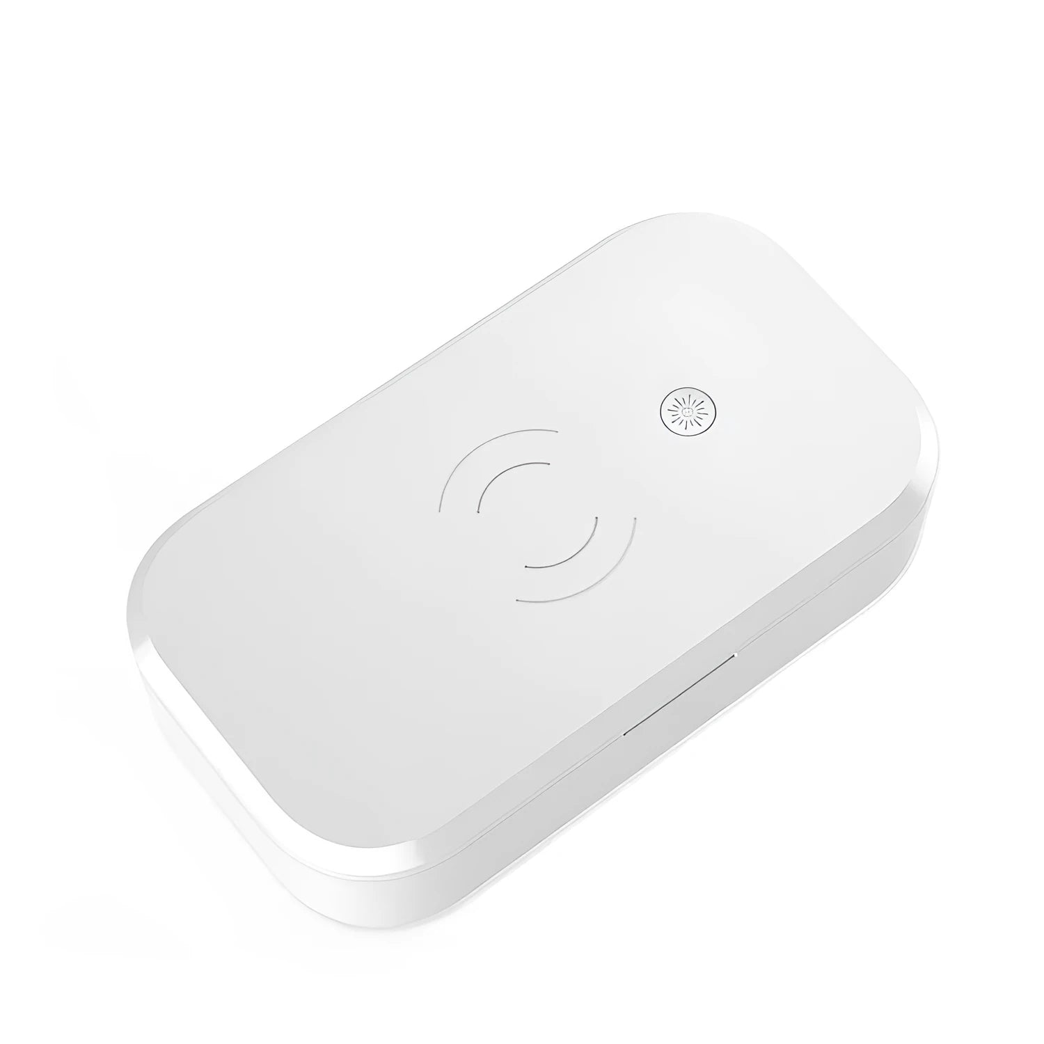 Ultraviolet disinfection box with wireless charging for nail art tools in blue, green, pink or white colour