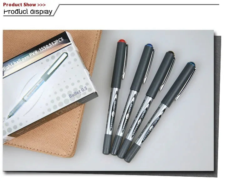 Simple Series water-based signature pens with 0.5mm fine tip, pack of 12.