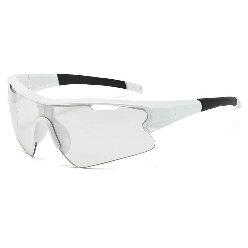 Windproof sports sunglasses for cycling and outdoor activities in multiple colour options.