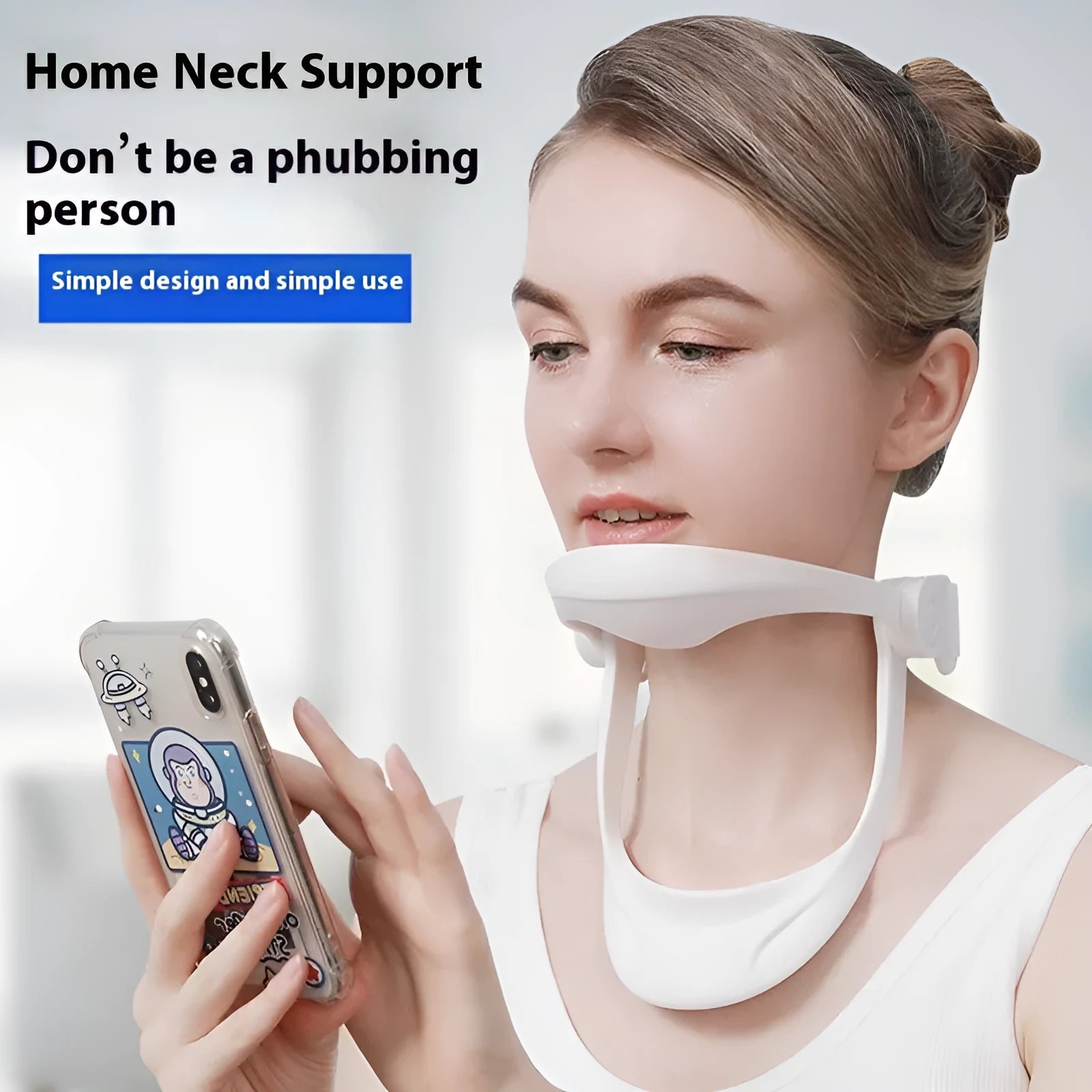 PP plastic neck brace support instrument for cervical alignment in free size