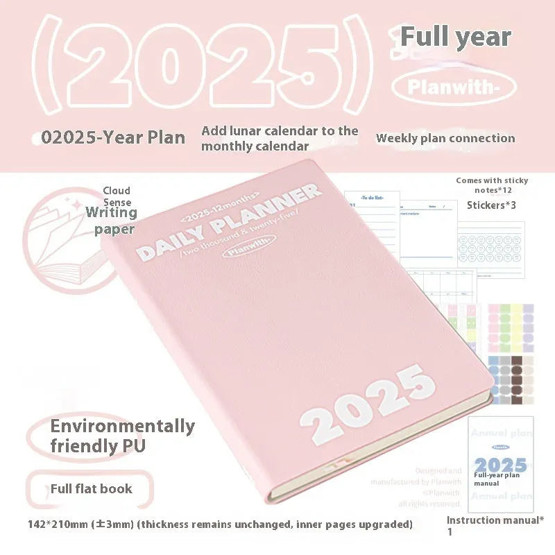 Waterproof notebook with PU cover in multiple colours for postgraduate study records