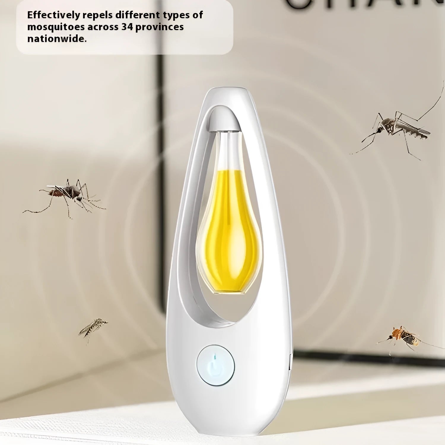 Ultrasonic aroma diffuser with mosquito repellent function in six fragrance options
