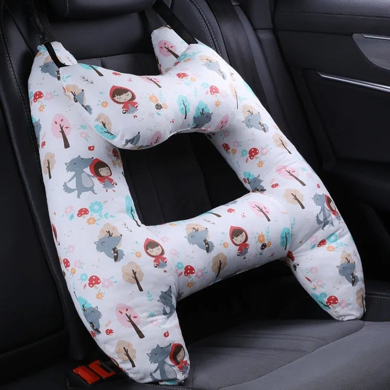 55x70cm automotive headrest car sleeping pillow with character patterns