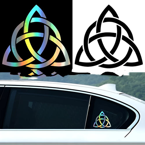 Waterproof vinyl car body sticker decal in black, white, and laser colour options