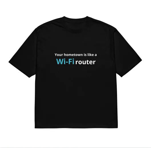 Men's black T-shirt with 3D cartoon print showing loose fit and short sleeve design