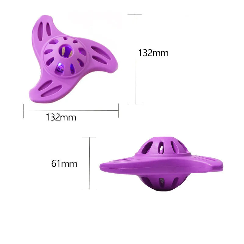 Blue or purple Boomerang Molar bite-resistant dog toy for medium and large breed dogs