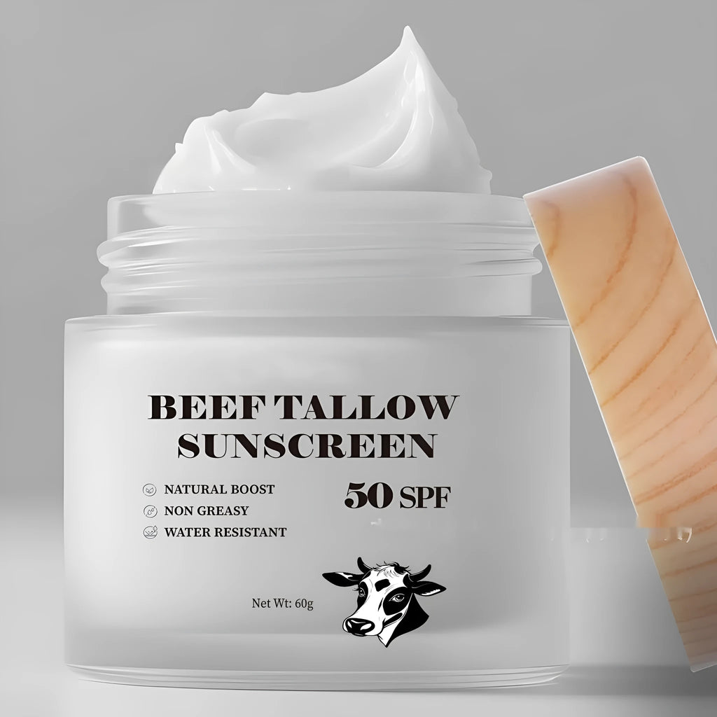 60g jar of beef tallow protective cream, waterproof and non-greasy formula for skin barrier protection.